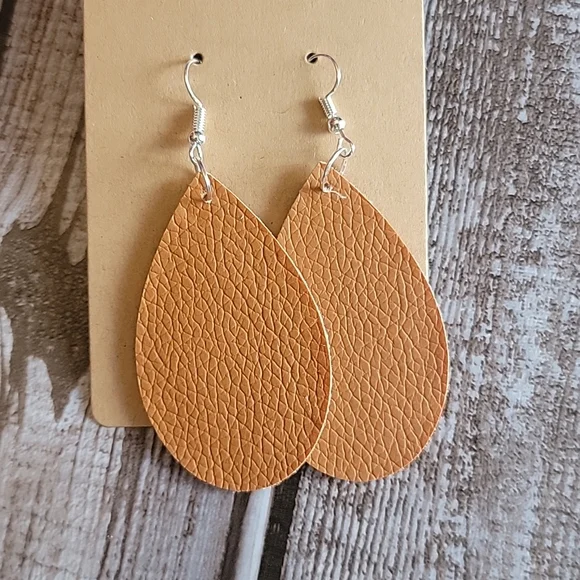 Handmade Faux Leather Earrings Bundle - Picture 3 of 14